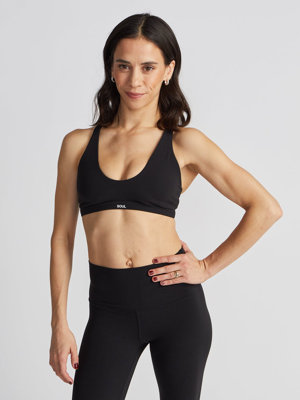 STRAPPY V-NECK BRA