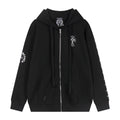 Chrome Hearts Horseshoe Cross Sanskrit Zip Hoodie